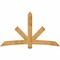 Ekena Millwork Alberta Rough Sawn Timber Gable Bracket, Western Red Cedar, 84"W x 49"H x 4"D x 6"F, 14/12 Pitch GBW084X49X0406ALB00RWR - alternate 1